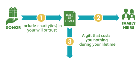 Gift from Your Will or Trust Diagram